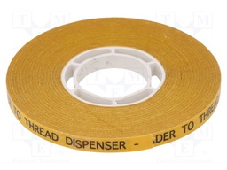 Tape: fixing; W: 6mm; L: 33m; D: 0.05mm; Application: fixing,bonding