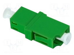 Transition: adapter; LC/APC,both sides; Connector colour: green