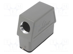 Enclosure: for HDC connectors; size D16A; for cable; for latch