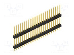 Connector: pin strips; pin header; male; PIN: 23; 2.54mm; THT; 1x23