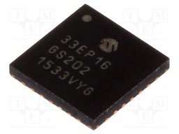 DsPIC microcontroller; SRAM: 2kB; Memory: 16kB; QFN-S28; 3÷3.6VDC