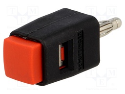 Laboratory clamp; red; 60VDC; 16A; Contacts: nickel; -25÷90°C; 29mm