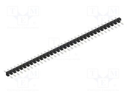 Connector: pin strips; pin header; male; PIN: 34; 2.54mm; SMT; 1x34