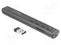 Presenter; silver; USB A plug; PnP; No.of butt: 7; 2.4GHz; 30m