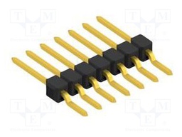 Connector: pin strips; pin header; male; PIN: 7; 2.54mm; SMT; 1x7