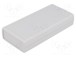 Enclosure: multipurpose; 1593; X: 66mm; Y: 140mm; Z: 28mm; ABS; grey
