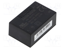Converter: AC/DC; 4W; Uout: 24VDC; Iout: 170mA; 80%; Mounting: PCB