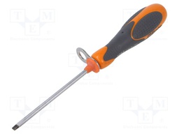 Screwdriver; for working at height; Overall len: 196mm; Bit: slot