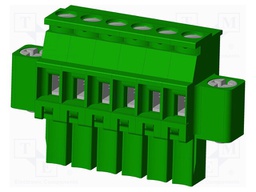 Connector: pluggable terminal block; plug; female; angled 90°