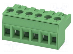 PCB connector, nominal cross section: 2.5 mm?, color: green,