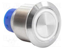 Switch: vandal resistant; DPDT; 3A/250VAC; IP67; ON-ON; white; 12V