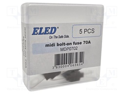 Fuse: fuse; 70A; 58VDC; automotive; 41mm; M5 screw; 41x12x8.24mm