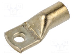 Tip: ring tube; M6; 35mm2; crimped; for cable; tinned; copper; 2AWG