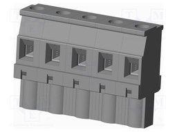 Connector: pluggable terminal block; plug; female; angled 90°