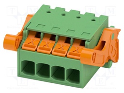 PCB connector, nominal cross section: 2.5 mm2, color: green,