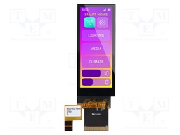 Display: TFT; 2.9"; 376x960; Illumin: LED; Dim: 32.6x78.7x3.78mm