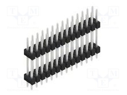 Connector: pin strips; pin header; male; PIN: 28; 2.54mm; THT; 2x14