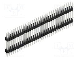 Connector: pin strips; pin header; male; PIN: 70; 1.27mm; THT; 2x35