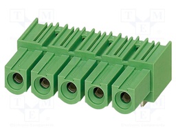 PCB headers, nominal cross section: 16 mm?, color: green, no