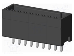 Connector: pluggable terminal block; socket; male; on PCBs