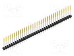 Connector: pin strips; pin header; male; PIN: 33; 2.54mm; THT; 1x33