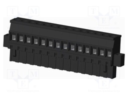 Connector: pluggable terminal block; plug; female; angled 90°