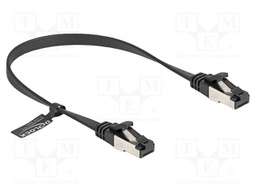 Patch cord; U/FTP; Cat: Cat 8.1; RJ45 plug,both sides; 0.25m; TPE