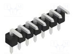 Connector: pin strips; pin header; male; PIN: 7; 2.54mm; THT; 1x7