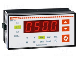Panel; LED; VAC: 35÷660V; VAC accuracy: ±(0,25% + 1 digit)