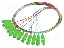 Optic fiber pigtail; SC/APC; 2m; Optical fiber: 9/125um; LSZH