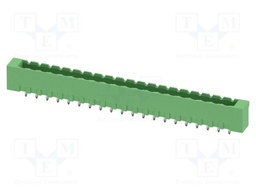 PCB headers, nominal cross section: 2.5 mm2, color: green, n