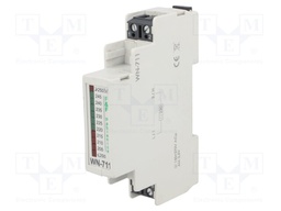 Module: voltage indicator; 230VAC; Mounting: DIN; IP20