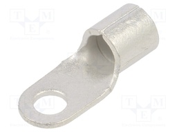 Tip: ring; M6; 25mm2; crimped; for cable; tinned; copper; 6.5mm