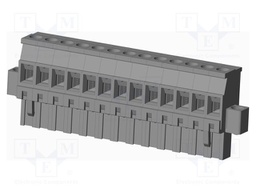 Connector: pluggable terminal block; plug; female; angled 90°