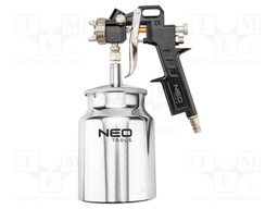 Spray gun; Connection: 1/4"; max.4bar; 1l