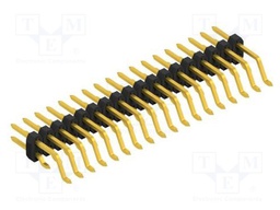 Connector: pin strips; pin header; male; PIN: 36; 2mm; SMT; 2x18
