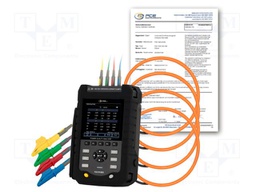 Meter: power quality analyser; LCD TFT 2,6"; VAC: 1÷1000V; 8GB