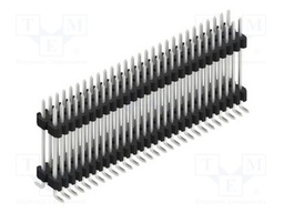 Connector: pin strips; pin header; male; PIN: 56; 1.27mm; SMT; 2x28