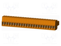 Connector: pluggable terminal block; plug; female; straight; 10A