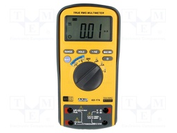 Digital multimeter; LCD (6000),with a backlit; 3x/s; True RMS