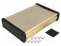 Enclosure: multipurpose; X: 113.7mm; Y: 169mm; Z: 35.2mm; aluminium