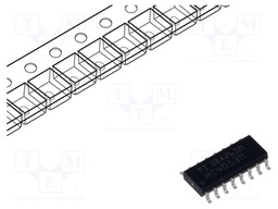 IC: digital; demultiplexer,multiplexer; SMD; SO16; 2÷6VDC; HC