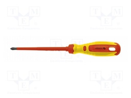 Screwdriver; slim; insulated; Phillips; PH2; 100mm; 1kVAC