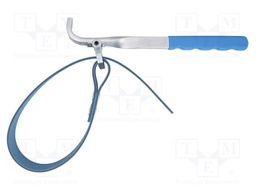 Wrench; strip; Chrom-vanadium steel; L: 220mm; Plating: chromium