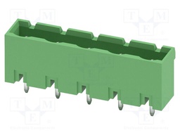 PCB headers, nominal cross section: 2.5 mm?, color: green, n