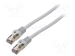 Patch cord; F/UTP; 6; stranded; CCA; PVC; grey; 30m; 26AWG; Cores: 8