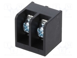 Connector: terminal block; YQ; 10A; 250V; terminal; PIN: 2; on PCBs