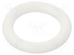O-ring gasket; silicone; Thk: 5mm; Øint: 22mm; white; -60÷160°C