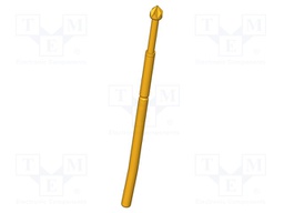 Needle-like test probe; Operational spring compression: 2.2mm