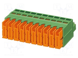 PCB connector, nominal cross section: 0.5 mm?, color: green,